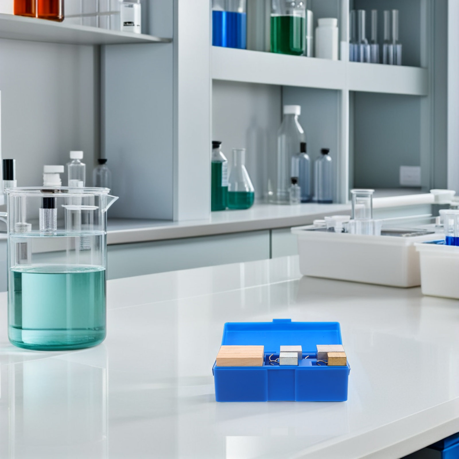 Lab Equipment - 1 Set Kubus dengan Berbagai Jenis