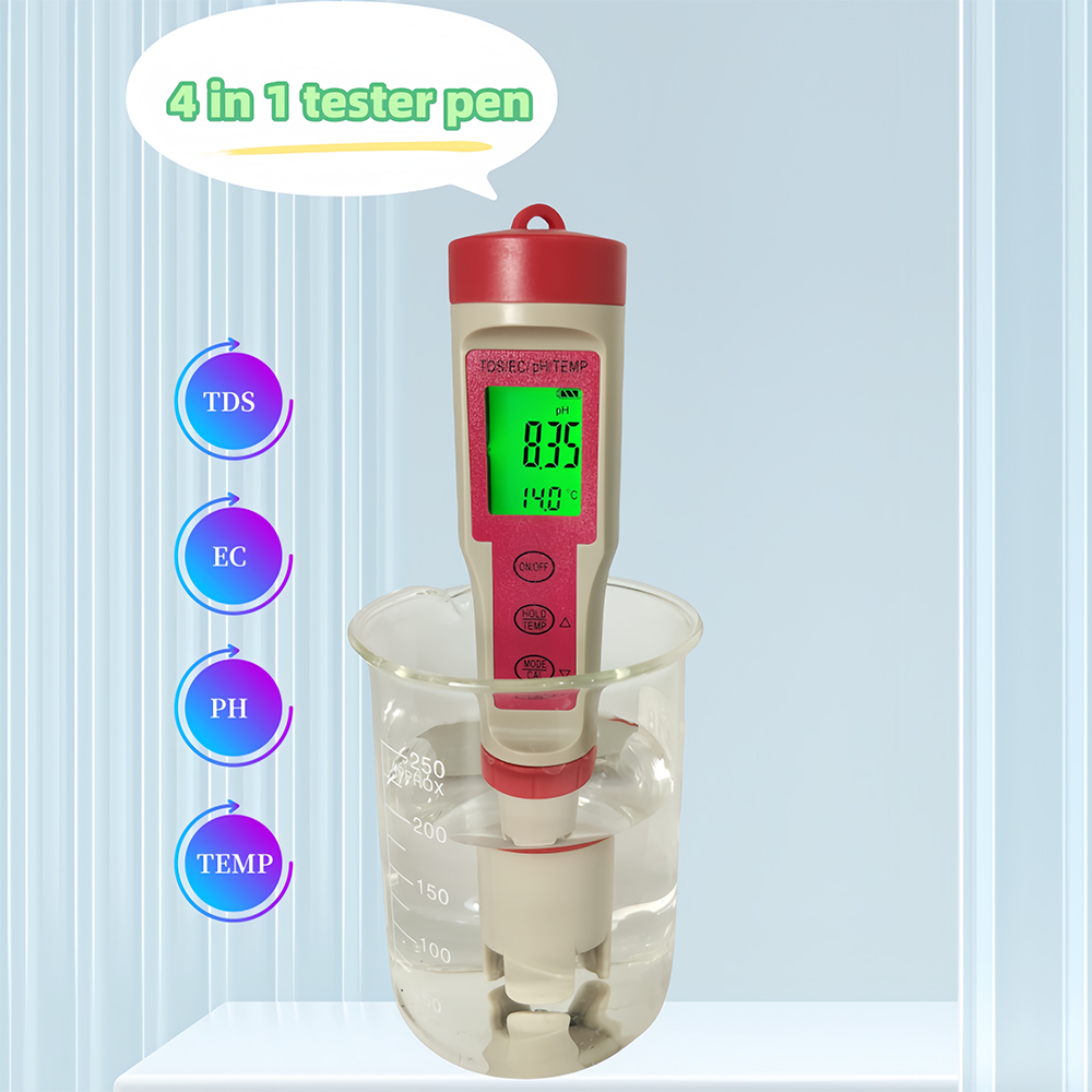 Pengukur pH 4 in 1 Tipe Pena d - Ph Meter Digital Water Tester ulasan dan harga