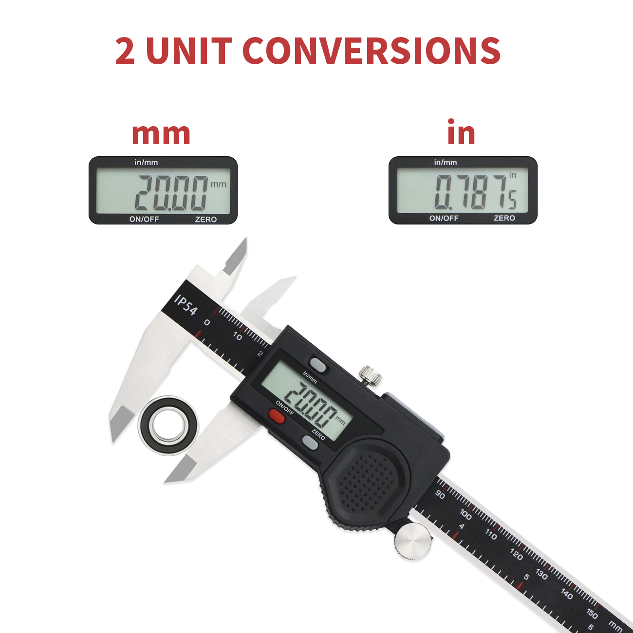 SHANHR Kaliper Vernier Elektro - Digital Caliper 150Mm Stainless Steel ulasan dan harga
